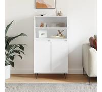 vidaXL Credenza Alta Bianca 60x36x110 cm in Legno Multistrato