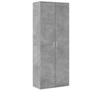vidaXL Credenza Grigio Cemento 70x35x180 cm in Legno Multistrato, credenza Alta, Mobile Contenitore, Mobile Alto, Mobile, credenza Laterale