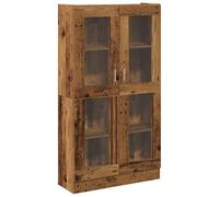 vidaXL Credenza Alta Legno Antico 82,5x30,5x150 cm in Truciolato