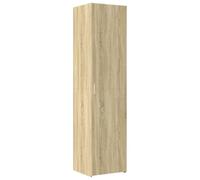vidaXL Credenza Alta quercia Sonoma 45x42,5x185 cm Legno di ingegneria, Credenza, Armadietto di stoccaggio, Pannello laterale, Armadietto, Armadio laterale