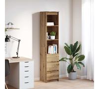 vidaXL Credenza Alta Rovere Artigianale 37,5x35x180 cm in Truciolato