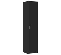 vidaXL Credenza Nera 40x42,5x185 cm in Legno Multistrato, credenza Alta, Mobile Contenitore, Mobile Alto, Mobile, credenza Laterale, Mobile Buffet