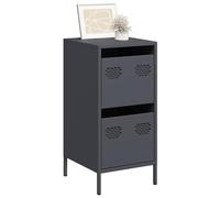 vidaXL Credenza Antracite 35x39x73,5 cm in Acciaio Laminato a Freddo