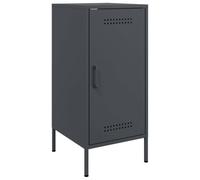 vidaXL Credenza Antracite 36x39x79 cm in Acciaio Laminato a Freddo, credenza con anta, mobile da soggiorno, mobile portaoggetti, credenza da cucina