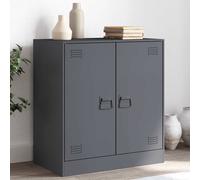 vidaXL Credenza Antracite 67x39x73 cm in Acciaio