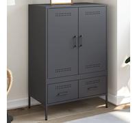 vidaXL Credenza Antracite 68x39x101,5 cm Acciaio