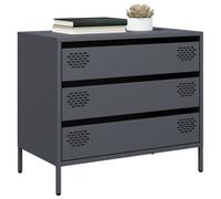 vidaXL Credenza Antracite 68x39x58,5 cm in Acciaio Laminato a Freddo