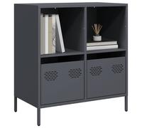 vidaXL Credenza Antracite 68x39x73,5 cm in Acciaio Laminato a Freddo