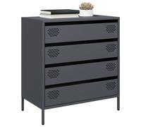 vidaXL Credenza Antracite 68x39x73,5 cm in Acciaio Laminato a Freddo