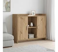 vidaXL Credenza Artisan Oak 98,5 x 33 x 80 cm Legno ingegnerizzato