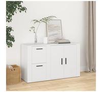VIDAXL - Credenza Bianca 100x33x59,5 Cm In Legno Multistrato