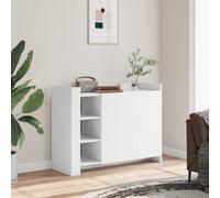 vidaXL Credenza Bianca 100x35x75 cm in Legno Multistrato