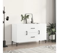 vidaXL Credenza Bianca 100x36x60 cm in Legno Multistrato
