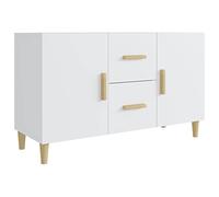 vidaXL Credenza Bianca 100x36x60 cm in Legno Multistrato