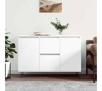 vidaXL Credenza Bianca 101,5x35x70 cm in Legno Multistrato