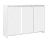 vidaXL Credenza Bianca 102x33x75 cm in Truciolato
