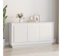 vidaXL Credenza Bianca 102x35x55 cm in Legno Multistrato