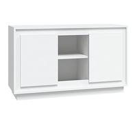 vidaXL Credenza Bianca 102x35x60 cm in Legno Multistrato