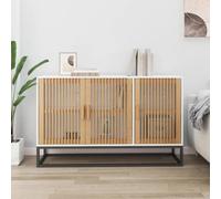 VIDAXL - Credenza Bianca 105x30x65 Cm In Legno Multistrato