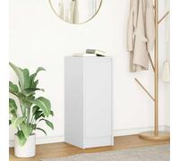 vidaXL Credenza Bianca 29,5x34x76 cm in Legno Multistrato