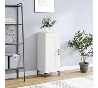 vidaXL Credenza Bianca 34,5x34x90 cm in Legno Multistrato