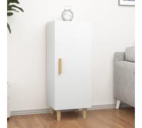 vidaXL Credenza Bianca 34,5x34x90 cm in Legno Multistrato