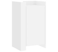 vidaXL Credenza Bianca 45x35x75 cm in Legno Multistrato