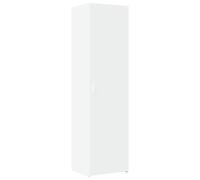 vidaXL Credenza Bianca 50x42,5x185 cm in Legno Multistrato, credenza alta, mobile contenitore, mobile alto, mobile, credenza laterale, mobile buffet