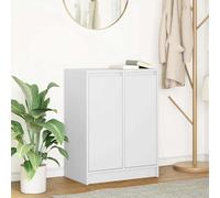 vidaXL Credenza Bianca 57x34x76 cm in Legno Multistrato, armadietto, credenza, Armadio da corridoio, Buffet, Armadio da Cucina, Armadio da Soggiorno