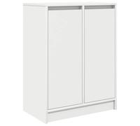 vidaXL Credenza Bianca 57x34x76 cm in Legno Multistrato, armadietto, credenza, Armadio da corridoio, Buffet, Armadio da Cucina, Armadio da Soggiorno