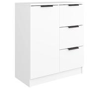 vidaXL Credenza Bianca 60x30x70 cm in Legno Multistrato