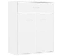 vidaXL Credenza Bianca 60x30x75 cm in Legno Multistrato