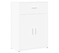 vidaXL Credenza Bianca 60x30x84 cm in Legno Multistrato
