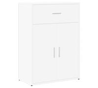 vidaXL Credenza Bianca 60x30x84 cm in Legno Multistrato, credenza da Cucina, Mobile da Salotto, credenza Alta, Mobile da Soggiorno, credenza in Legno