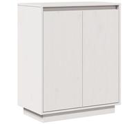 VIDAXL - Credenza Bianca 60x34x75 Cm In Legno Massello Di Pino
