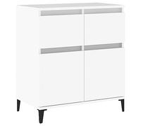 vidaXL Credenza Bianca 60x35x70 cm in Legno Multistrato