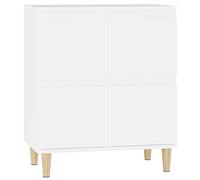 vidaXL Credenza Bianca 60x35x70 cm in Legno Multistrato