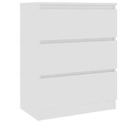 vidaXL Credenza Bianca 60x35x76 cm in Legno Multistrato