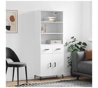 VIDAXL - Credenza Bianca 69,5x34x180 Cm In Legno Multistrato