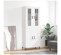 VIDAXL - Credenza Bianca 69,5x34x180 Cm In Legno Multistrato