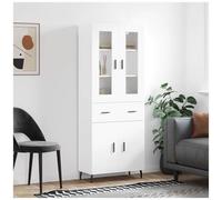VIDAXL - Credenza Bianca 69,5x34x180 Cm In Legno Multistrato