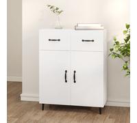 vidaXL Credenza Bianca 69,5x34x90 cm in Legno Multistrato