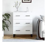 vidaXL Credenza Bianca 69,5x34x90 cm in Legno Multistrato