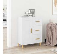 vidaXL Credenza Bianca 69,5x34x90 cm in Legno Multistrato