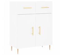 vidaXL Credenza 69,5x34x90 cm in legno multistrato Bianca