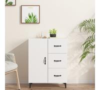 vidaXL Credenza Bianca 69,5x34x90 cm in Legno Multistrato