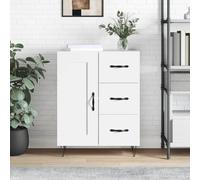 vidaXL Credenza Bianca 69,5x34x90 cm in Legno Multistrato