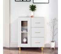 vidaXL Credenza Bianca 69,5x34x90 cm in Legno Multistrato