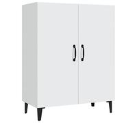 vidaXL Credenza Bianca 70x34x90 cm in Legno Multistrato