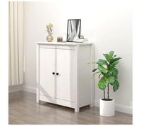VIDAXL - Credenza Bianca 70x35x80 cm in Legno Massello di Pino